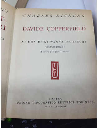 Charles Dickens - Davide Copperfield, 2 Volumi