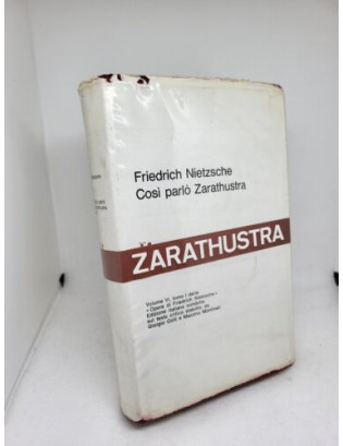 Friedrich Nietzsche. Così parlò Zarathustra - Prima Edizione Adelphi 1968