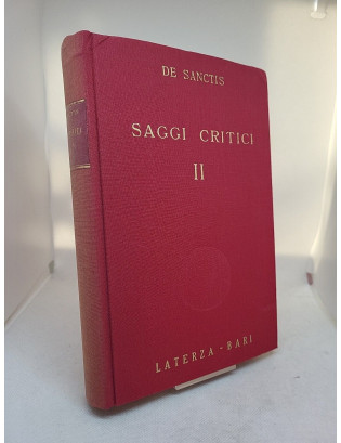 Francesco De Sanctis. Saggi critici - 3 Volumi - Laterza 1953