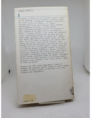 Gianni Baget-Bozzo. L'elefante e la balena - Prima Edizione Cappelli 1979