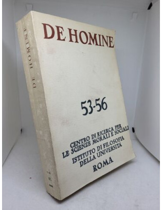 Centro di Ricerca per le Scienze Morali e Sociali - De Homine 53-56 - Sansoni