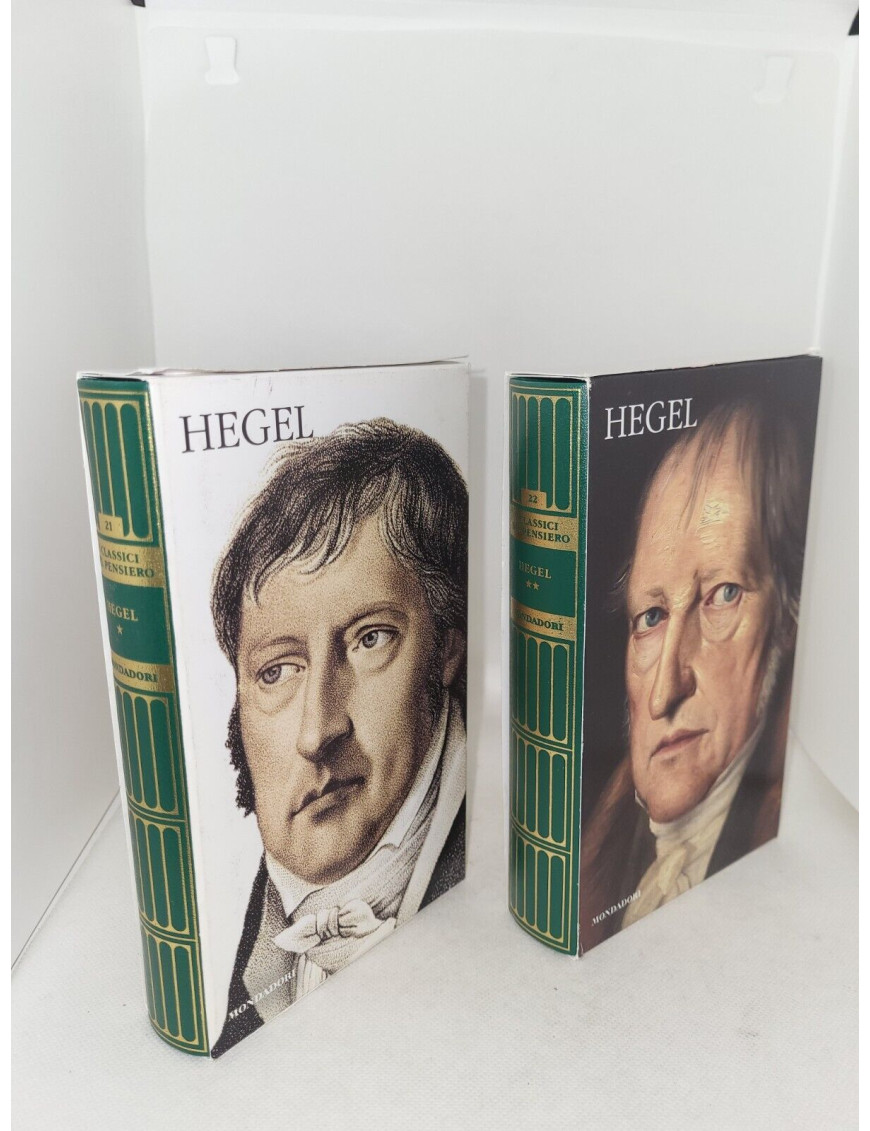 Hegel - I Classici Del Pensiero Mondadori 21-22 (2 Voll.) - Prima Edizione 2008