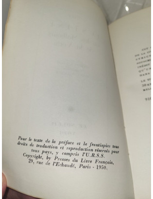 Sade - Justine ou les Malheurs de la vertu. Preface de G. Bataille - 1950
