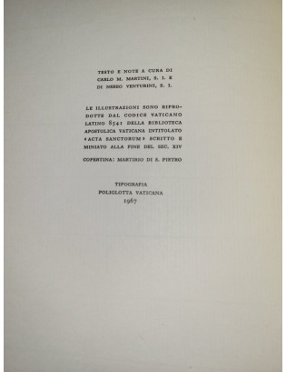 Atti Degli Apostoli (a cura di C. M. Martini) - Tipografia Vaticana 1967