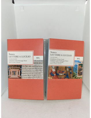 Lucio Anneo Seneca - Lettere a Lucilio (testo latino a fronte). 2 volumi con cofanetto
