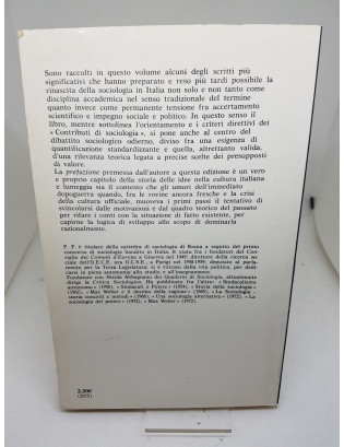 Franco Ferrarotti. Lineamenti di sociologia - Liguori 1973